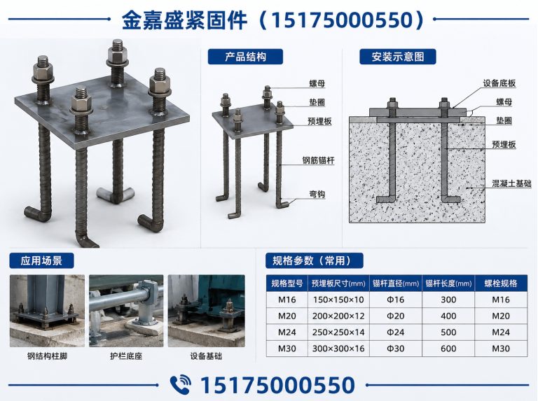 大名县地脚螺栓展示图